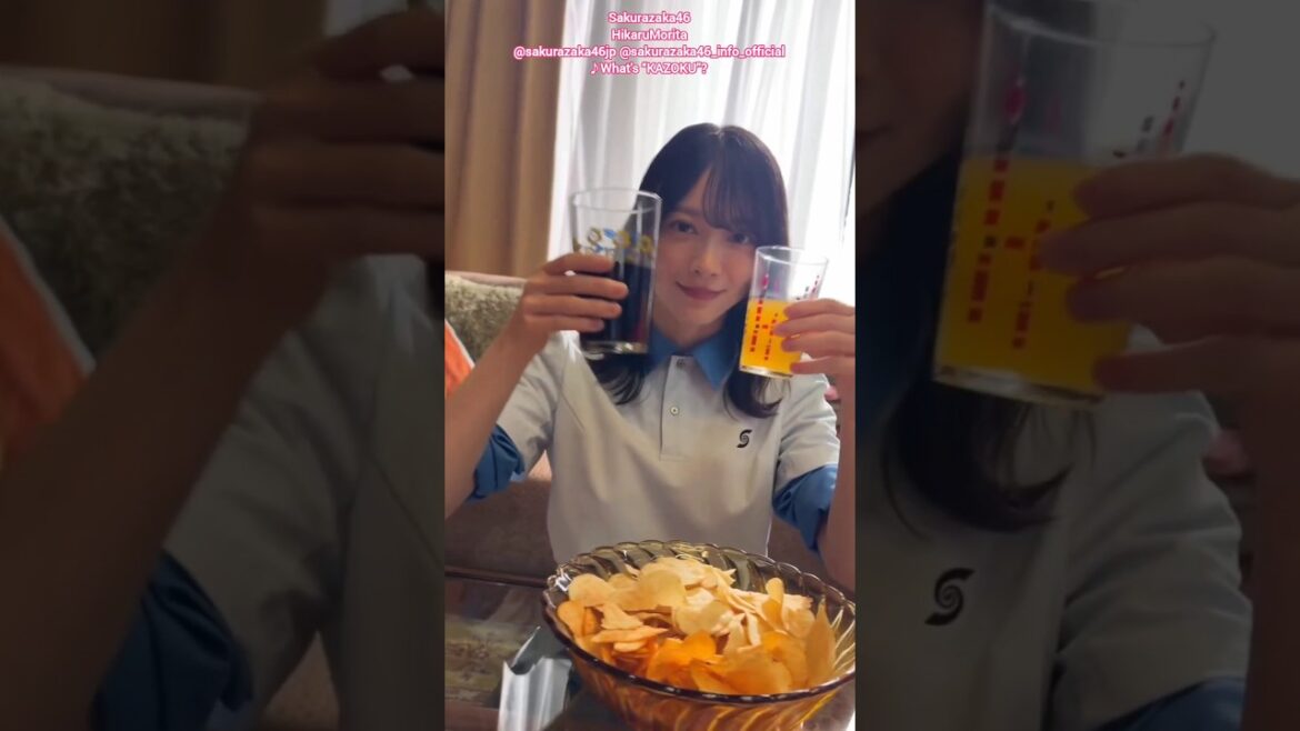 森田ひかる『What’s “KAZOKU”?』るんちゃんのオフショット♪櫻坂46