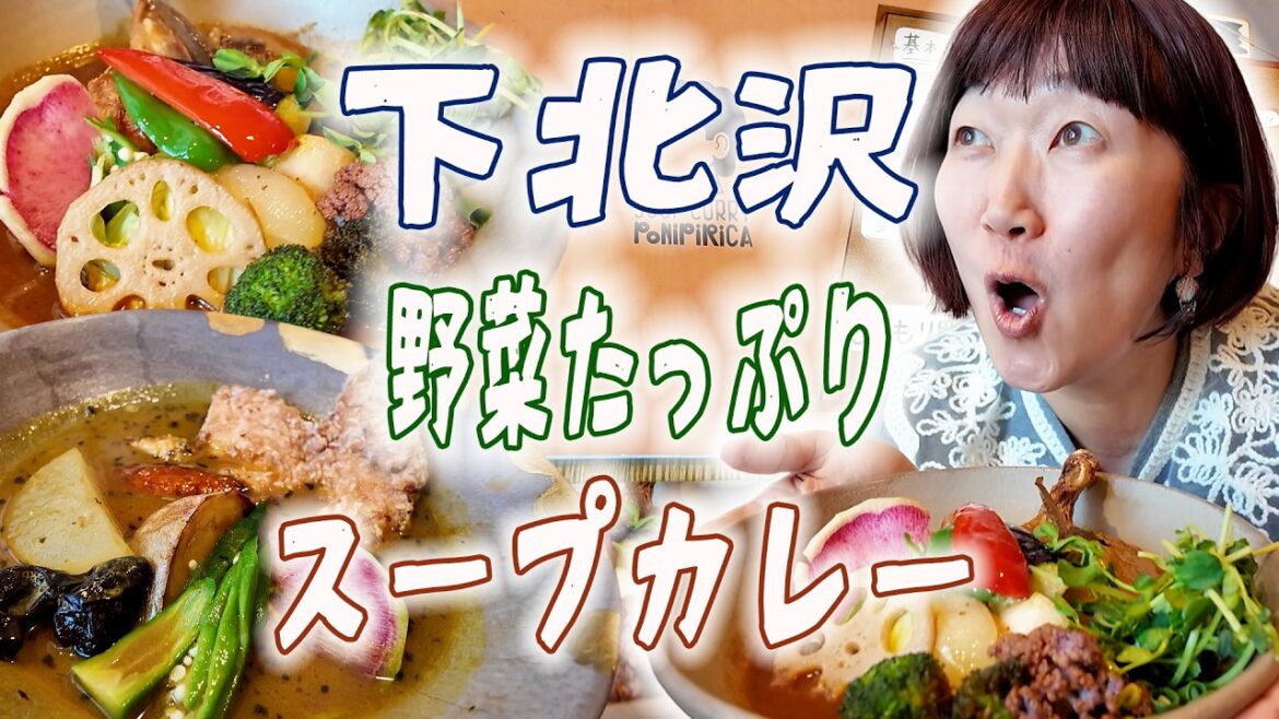 【vlog】ホロホロのチキンがとろける〜♡ / 下北沢の野菜たっぷりスープカレー🍛
