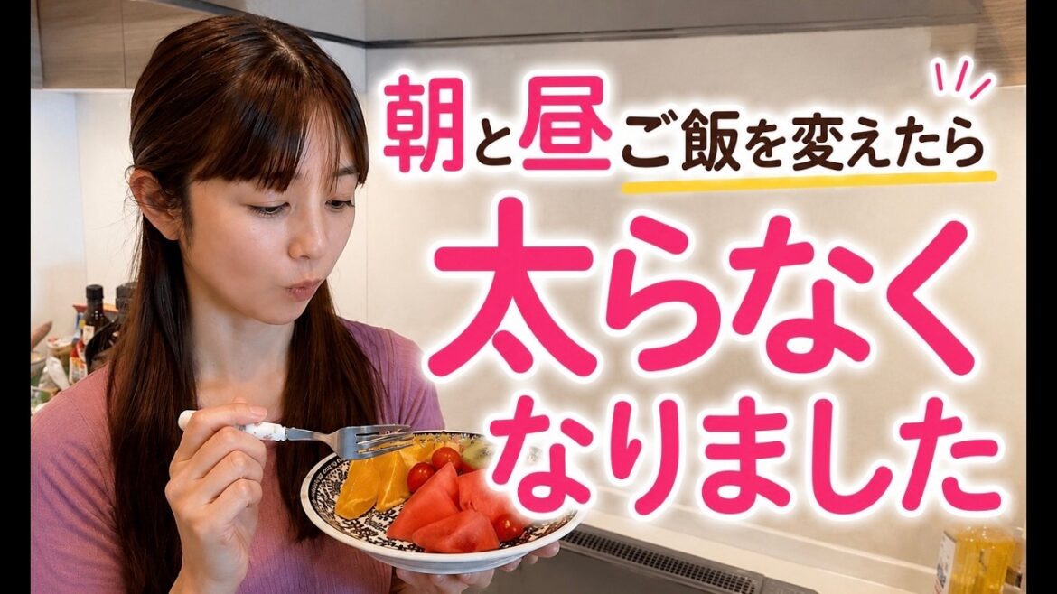 3キロ体重が増えたので、食生活を見直しました♪