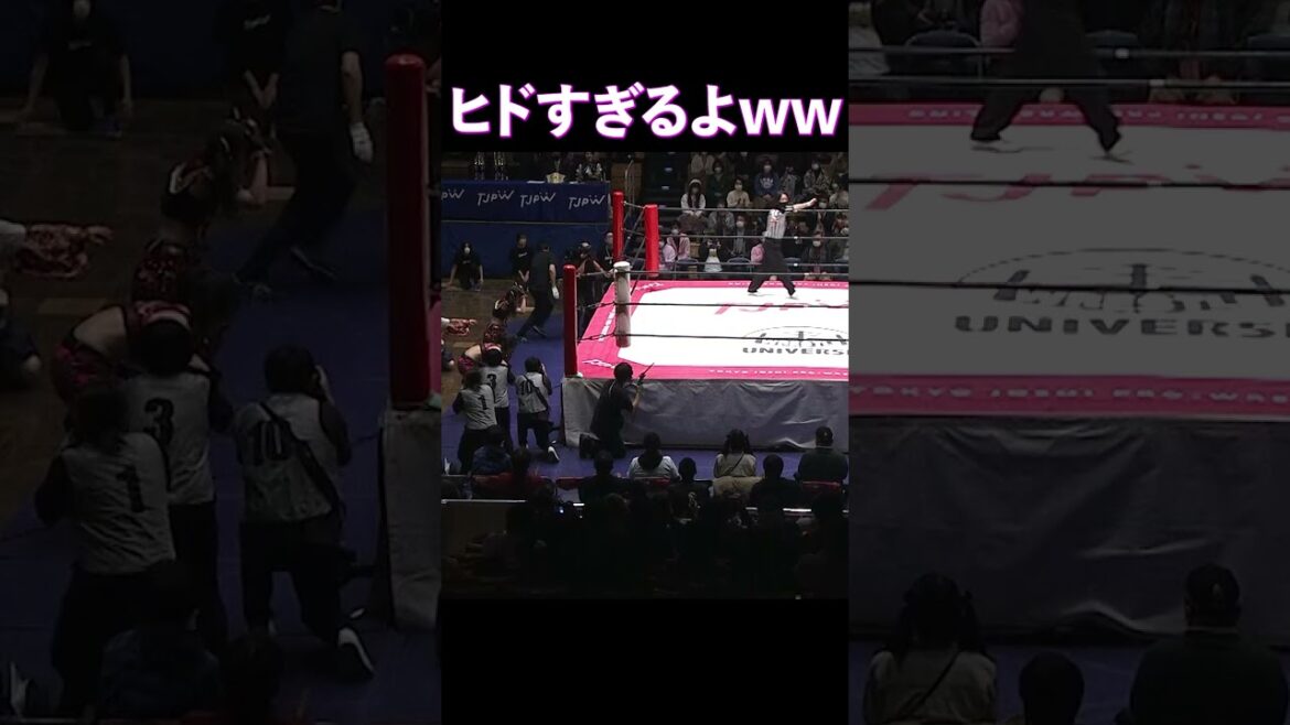 ひでぇ!!ノーガード頭に蹴り入れて床に頭を強烈に落としたヤリすぎコンボ【プロレス】