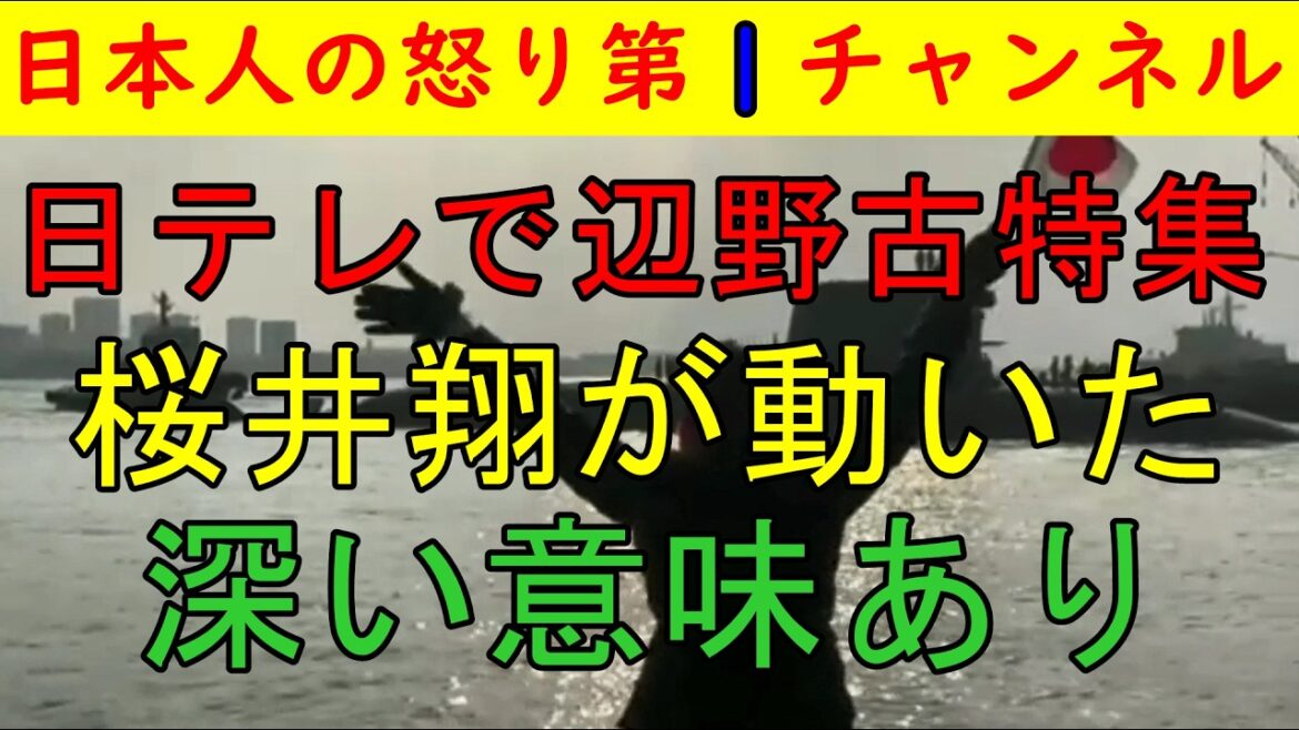 【第55報!辺野古事件日テレが報道】嵐の櫻井翔が取材した大きなメリット/頭の入り方や〆のコメントなどから「日テレはかなり突っ込んだ」意見表明をした判断できる #日テレ #辺野古