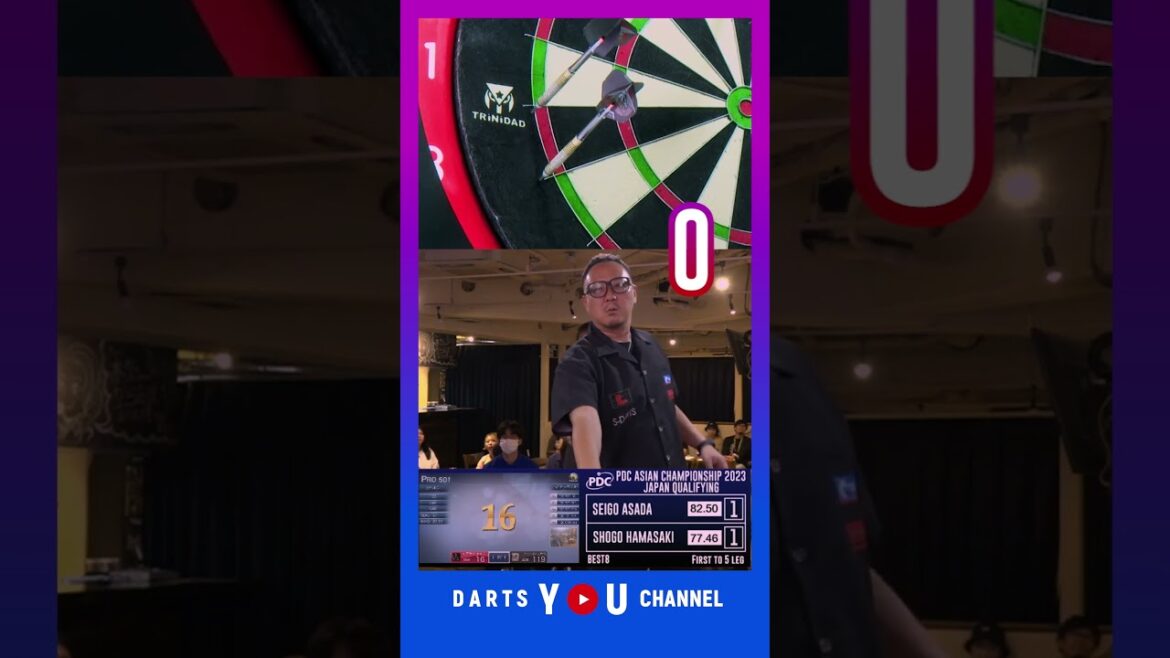 『スーパーフィニッシュ』浜崎 祥悟 その1【PDC ASIAN CHAMPIONSHIP 2023 JAPAN QUALIFYING】#shorts