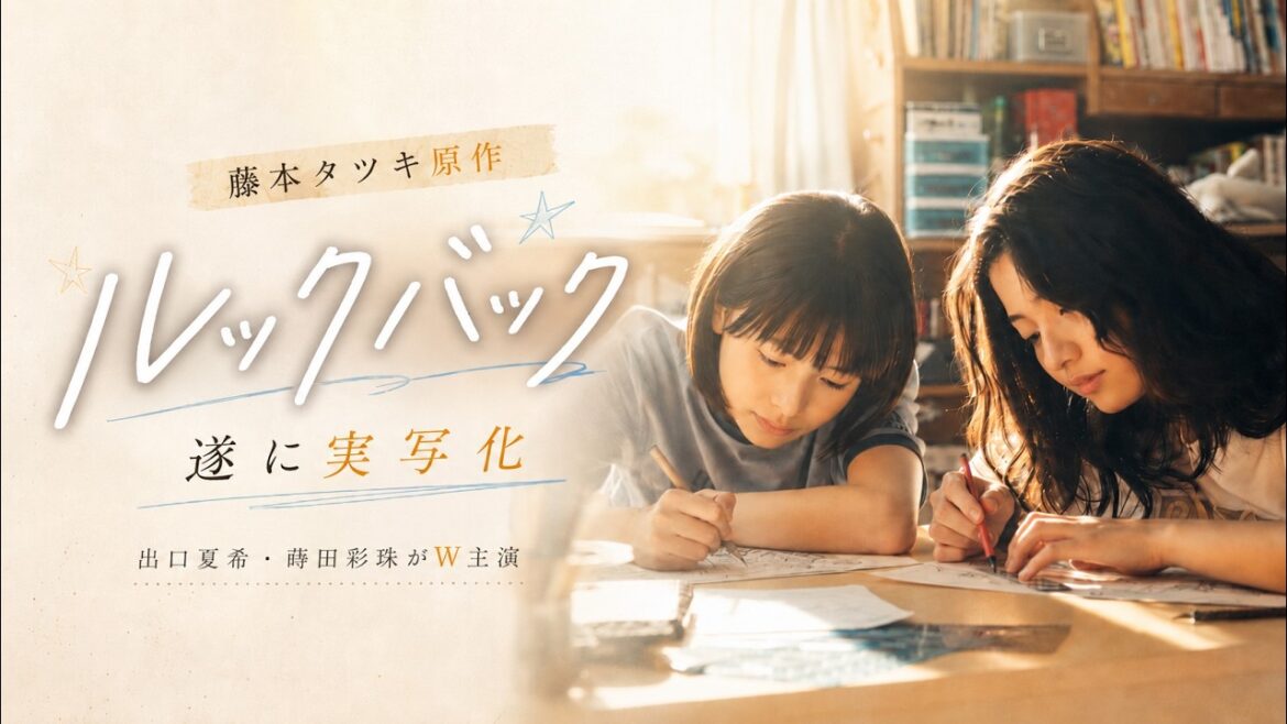 実写映画 ルックバック 出口夏と蒔田彩珠がW主演!是枝裕和監督作品で2026年9月11日公開!