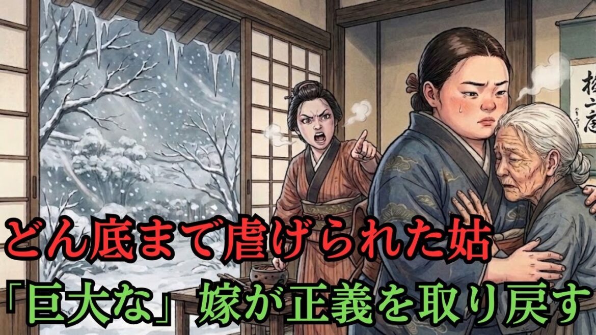 ふくよかな嫁が救う、若い側室に召使いにされて虐げられた姑| 昔話 | 江戸時代 | 時代劇