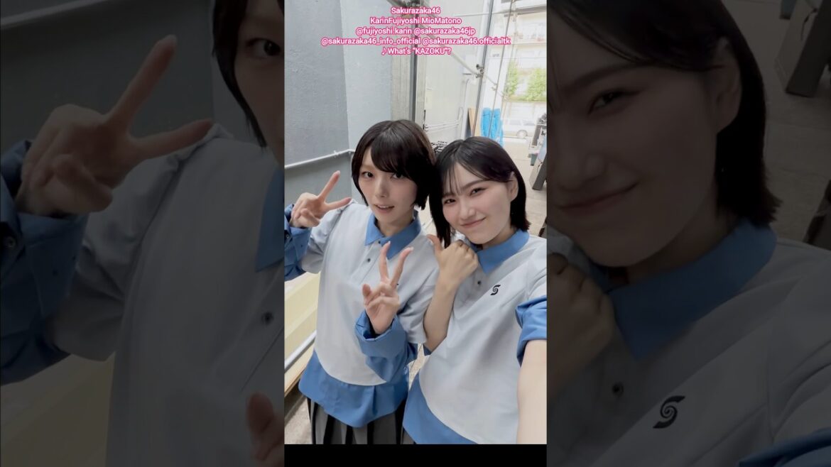 藤吉夏鈴 的野美青『What’s “KAZOKU”?』ペアで踊ってみた♪櫻坂46