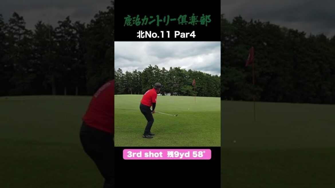 【ゴルフ】ぼやきゴルフ 鹿沼カントリー倶楽部 北11番 #shorts