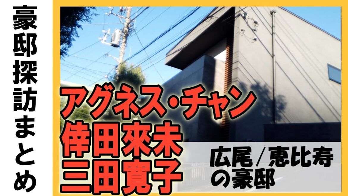 アグネスチャン・倖田來未・三田寛子&中村 芝翫・中村橋之助・ドワンゴ夏野の豪邸を訪問、資産価値は幾らか?。おまけでミルクを飲む子猫ちゃん動画も! #不動産 #不動産投資 #物件紹介#高級住宅街 #豪邸