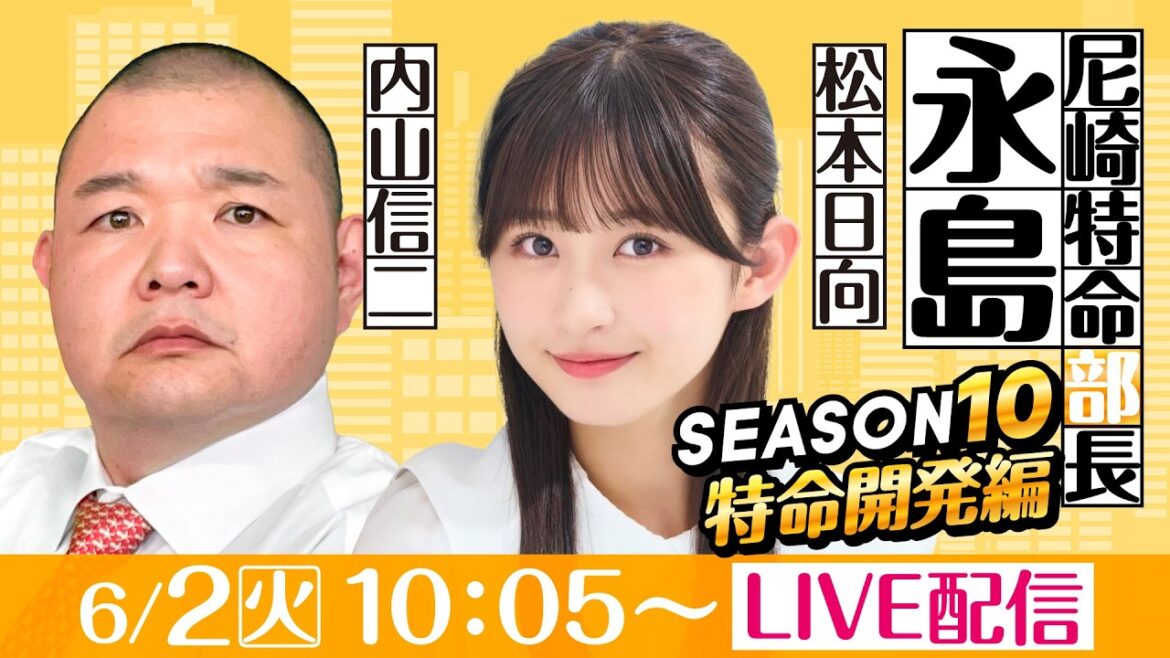 尼崎特命部長永島 SEASON10 特命開発編 第19話 【デイリースポーツ杯争奪 第58回琴浦賞競走/3日目】内山信二&松本日向