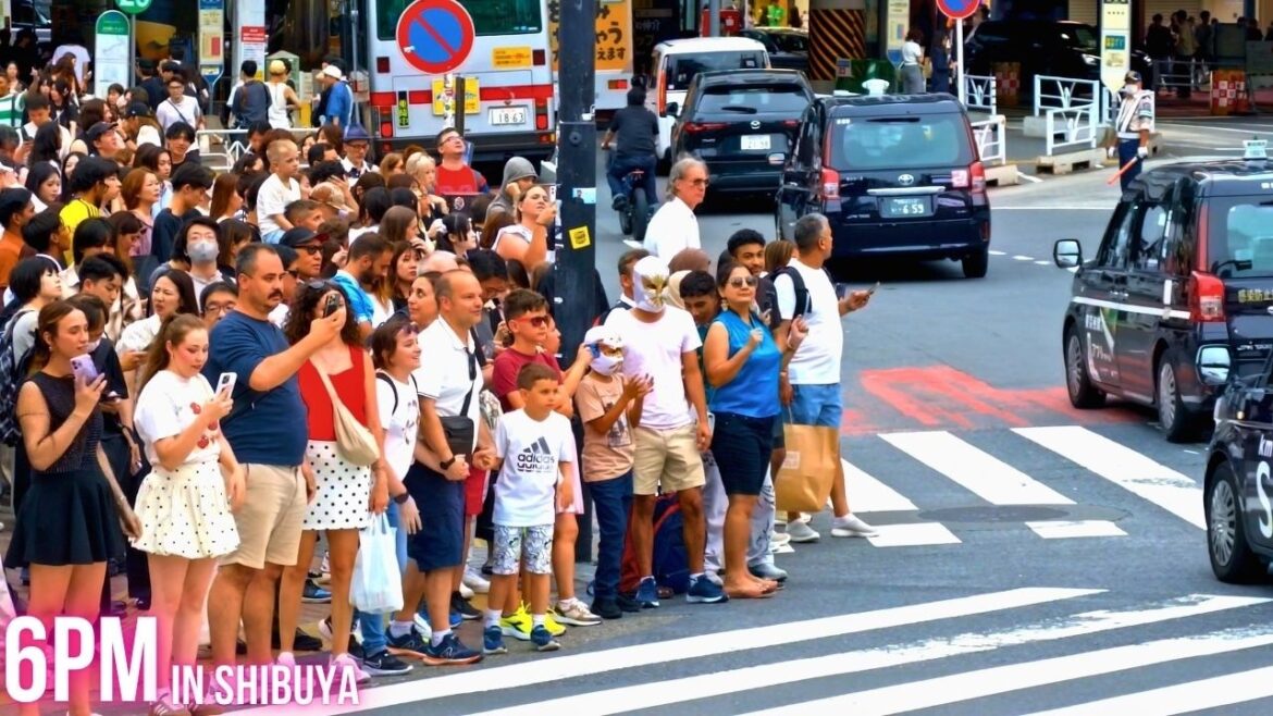 4K HDR😆Luchador Family Joins Satsuei (Photo/Film) Dash! | Shibuya Crossing in Tokyo JP 2026