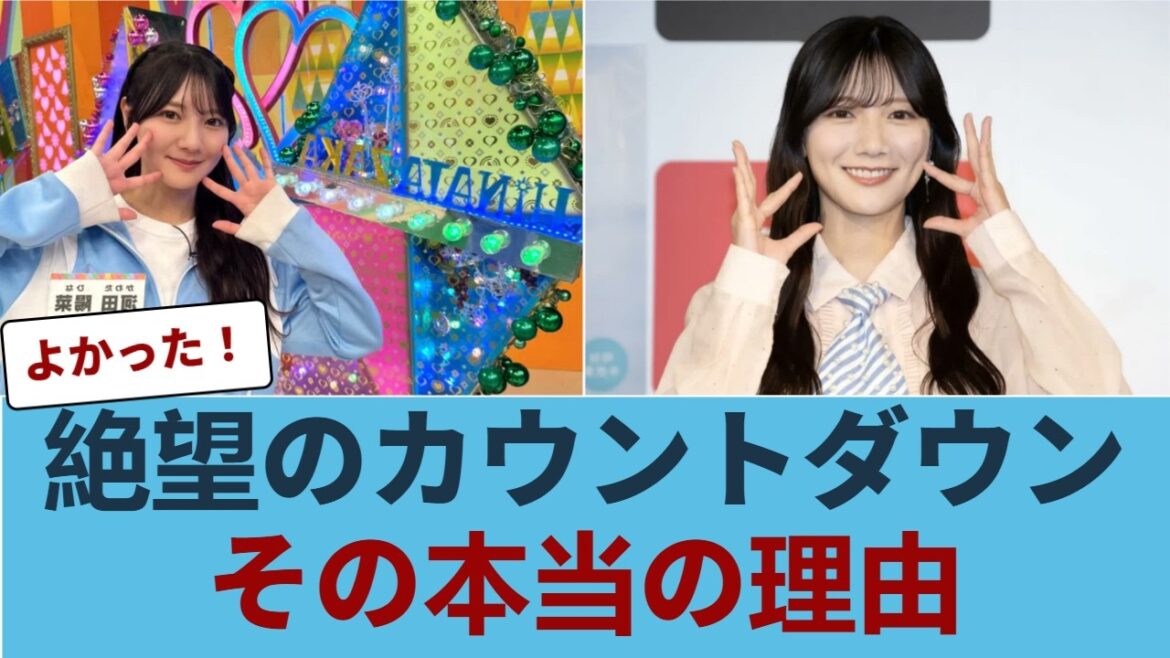 【日向坂46】ファンを絶望させた河田陽菜のカウントダウン、本当の理由が判明