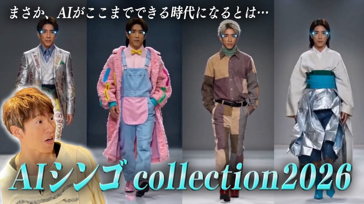 【AIファッション】AIでここまで作れるん!?未来のファッションショー開幕