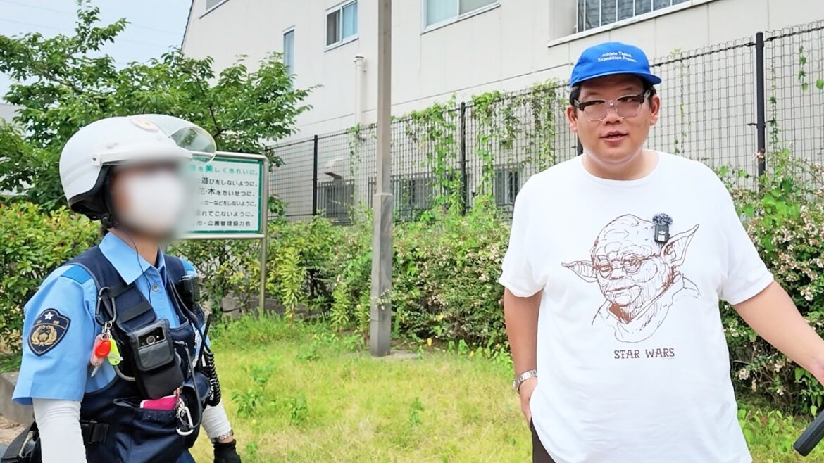 撮影してたら、警察に呼び止められました