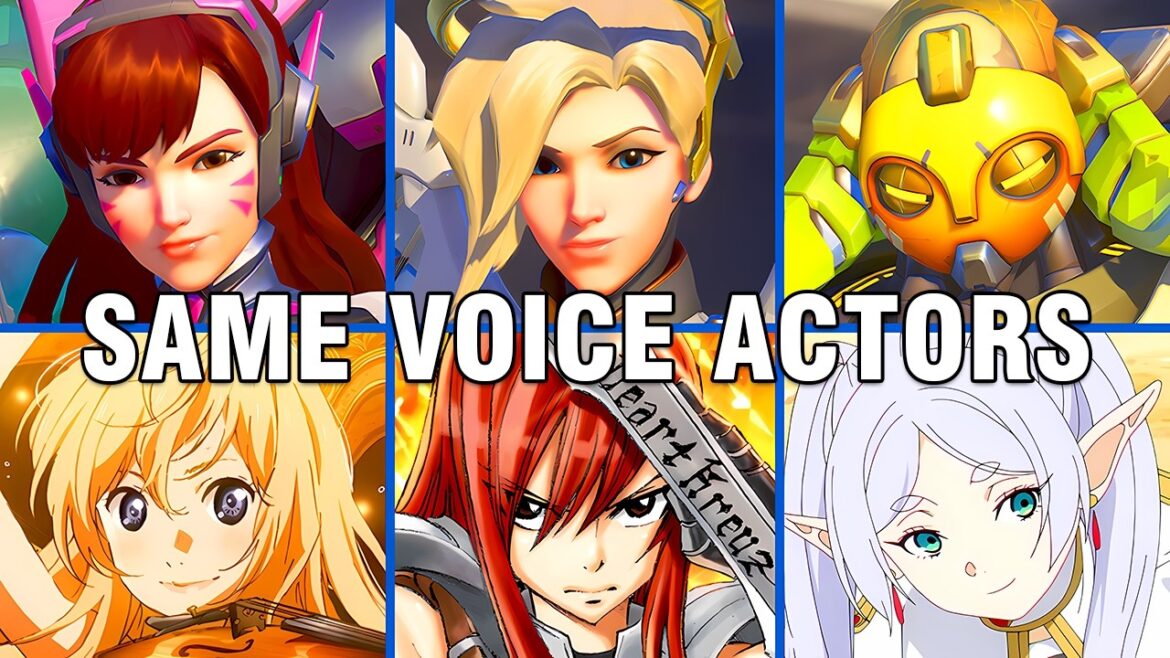 OVERWATCH All Characters Japanese Dub Voice Actors Seiyuu Same Anime Characters