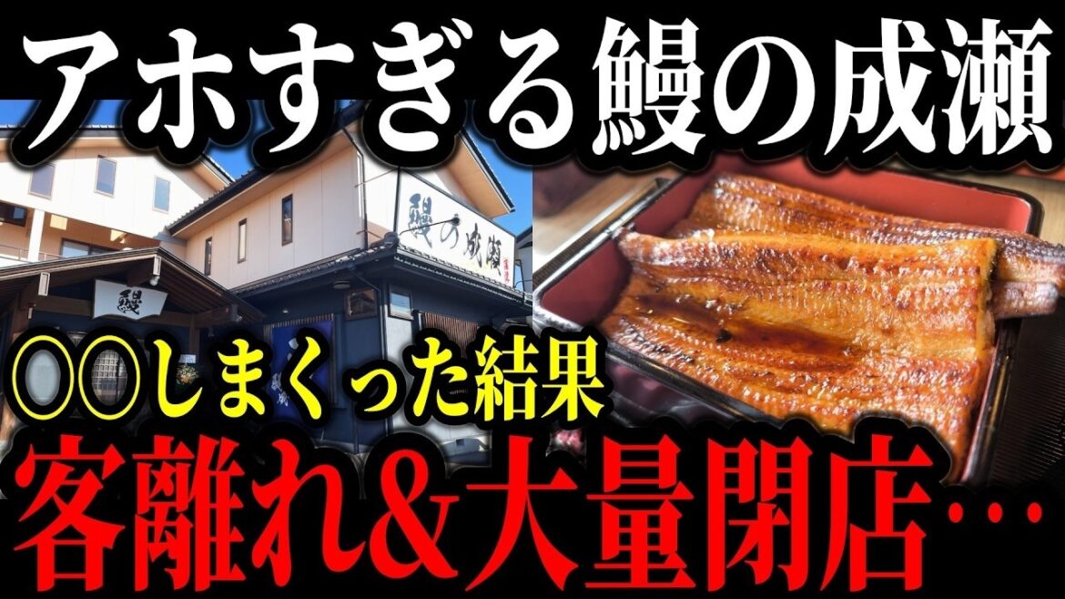【ゆっくり解説】外食チェーンの産地・価格の闇!『鰻の成瀬』の炎上から読み解く知られざる全貌と構造的課題